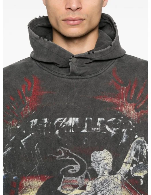 Hanorac REPRESENT, x Metallica Master of Puppets, Grey - MLM4374020 Hanorac REPRESENT, x Metallica Master of Puppets, Grey - MLM4374020