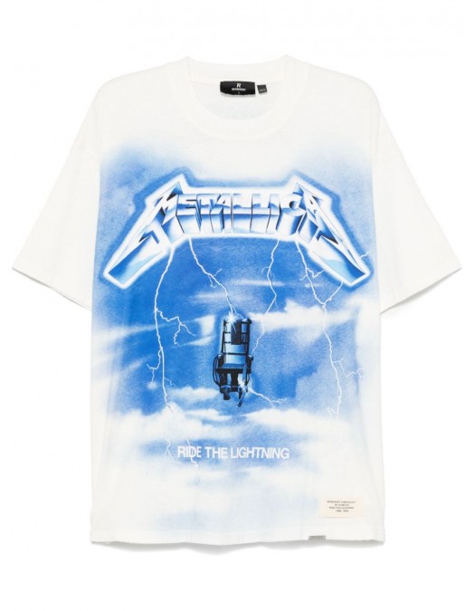 Tricou REPRESENT, x Metallica Ride The Lightning T-shirt White - MLM438272