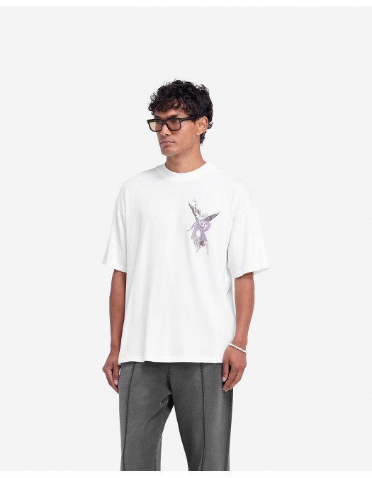 Tricou REPRESENT, Archangel Print, White - MLM4650072