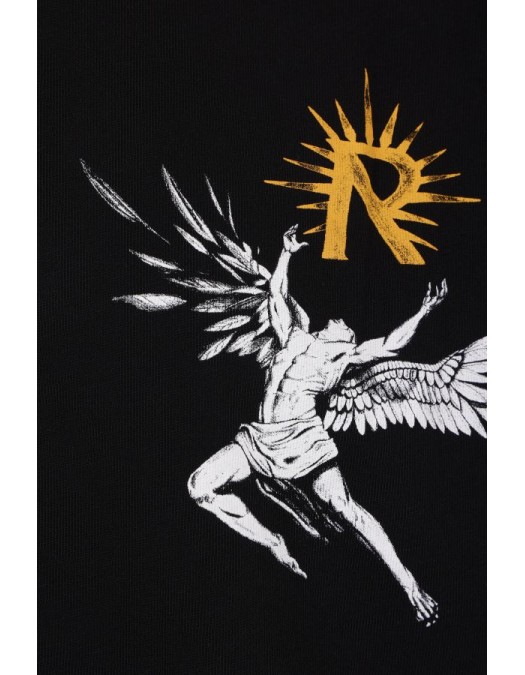Tricou Represent, Icarus Print, Negru - MLM46701