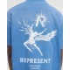Tricou Represent, Icarus Print, Albastru - MLM467432