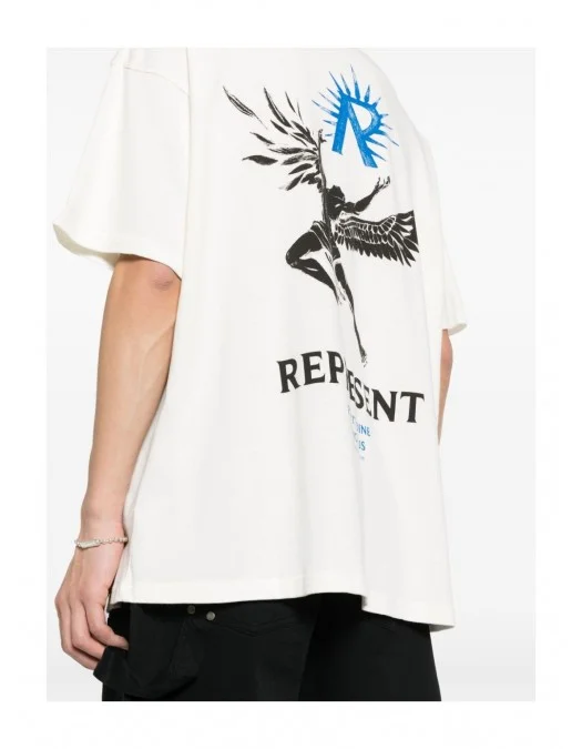 Tricou Represent, Icarus Print, White - MLM46772