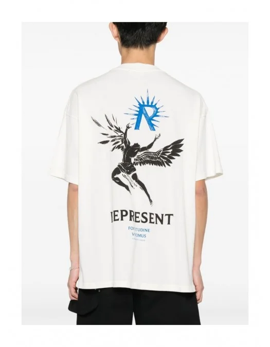 Tricou Represent, Icarus Print, White - MLM46772