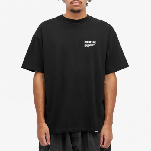 Tricou Represent, Monochrome Icons, Black, Oversized Fit Tricou Represent, Monochrome Icons, Black, Oversized Fit