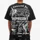 Tricou Represent, Monochrome Icons, Black - MLM471101