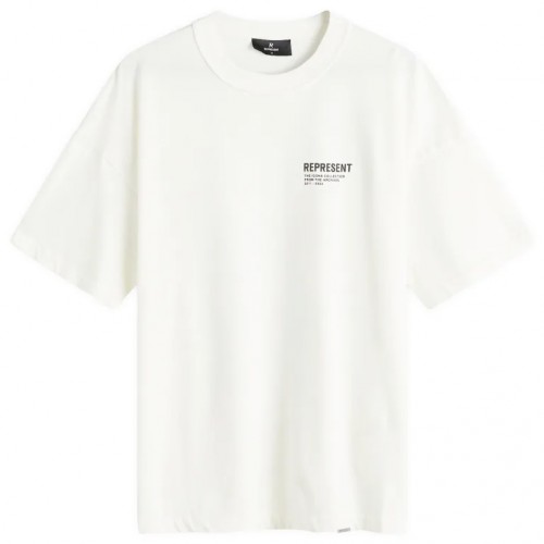 Tricou Represent, Monochrome Icons, White, Oversized Fit Tricou Represent, Monochrome Icons, White, Oversized Fit