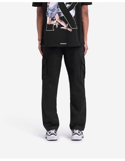 PANTALONI REPRESENT, Cargo Design, Simple, Black - MLM5148801 PANTALONI REPRESENT, Cargo Design, Simple, Black - MLM5148801