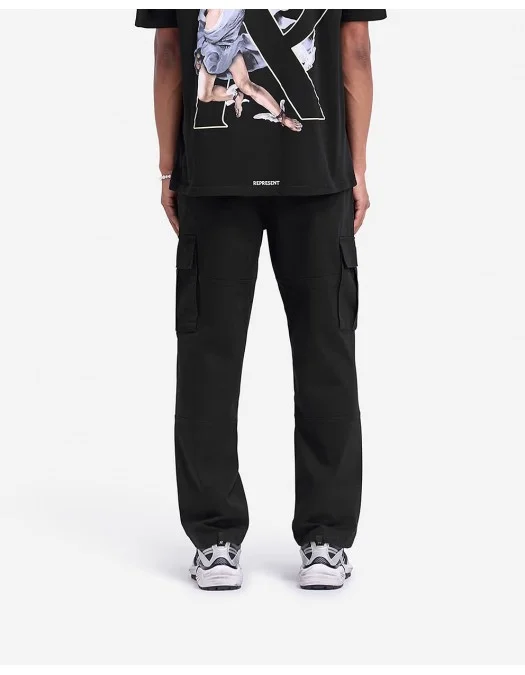 PANTALONI REPRESENT, Cargo Design, Simple, Black - MLM5148801 PANTALONI REPRESENT, Cargo Design, Simple, Black - MLM5148801