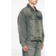 Jacheta REPRESENT, R4 washed-denim jacket, indigo blue - MLM61925
