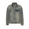 Jacheta REPRESENT, R4 washed-denim jacket, indigo blue