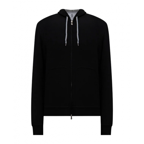 Hanorac BRUNELLO CUCINELLI, Cozy Style, Classic, Black Hanorac BRUNELLO CUCINELLI, Cozy Style, Classic, Black