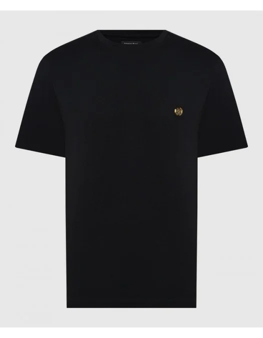 Tricou STEFANO RICCI, Logo Frontal, Black