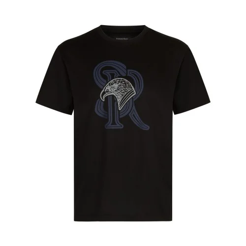 Tricou STEFANO RICCI, Logo Frontal, Black