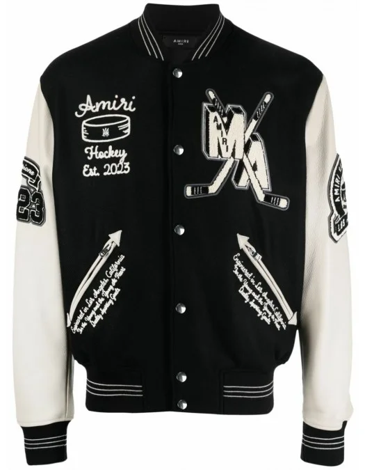 Jacheta AMIRI, HOCKEY VARSITY, Black - MOS117001