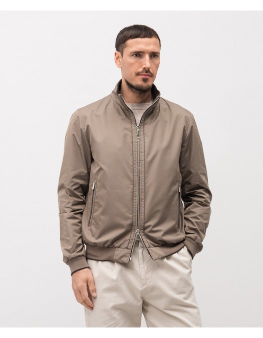 Jacheta MOORER, Brown jacket MANETTI - MOUBO100264TEPA022U0203