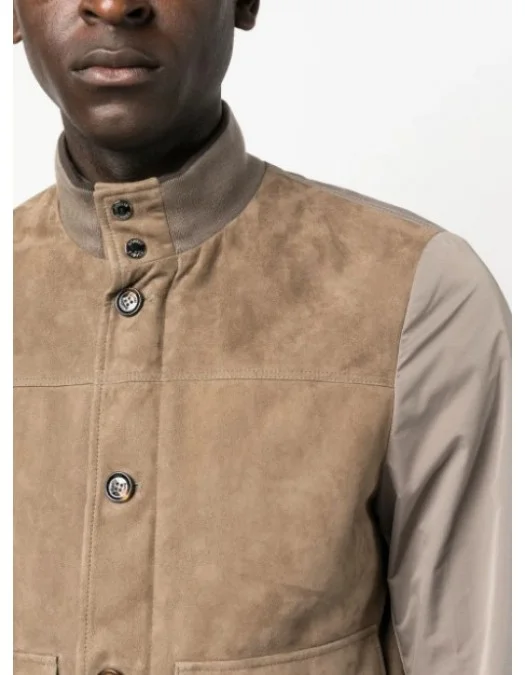 Jacheta MOORER, suede bomber jacket - MOUGI100034TEPA058U0254