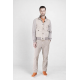 Jacheta MOORER, Suede bomber jacket, Grey - MOUGI100034TEPA058V3062