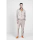 Jacheta MOORER, Suede bomber jacket, Grey - MOUGI100034TEPA058V3062