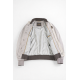Jacheta MOORER, Suede bomber jacket, Grey - MOUGI100034TEPA058V3062