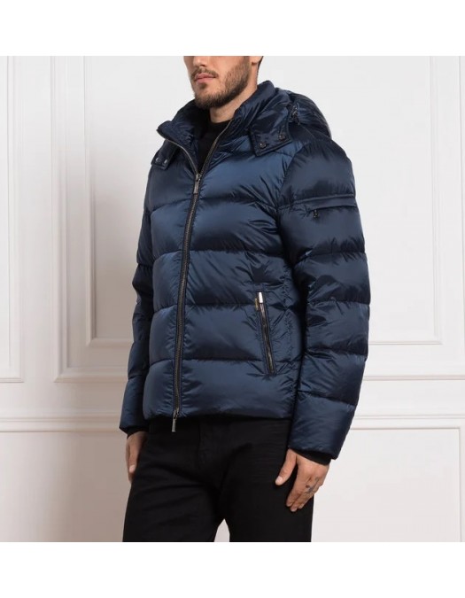 Geaca MOORER, Puffer, Quilted, Navy Blue - MOUGI100134TEPA174