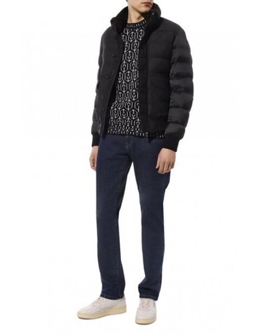 Geaca MOORER, Boomer, Wool, Navy Blue - MOUGI100177TEPA23