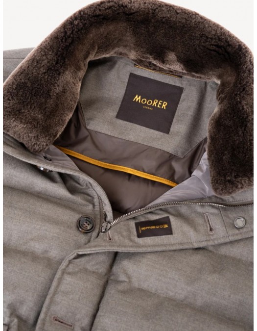 Geaca MOORER, Boomer, Wool, Beige - MOUGI100177TEPAC48 Geaca MOORER, Boomer, Wool, Beige - MOUGI100177TEPAC48