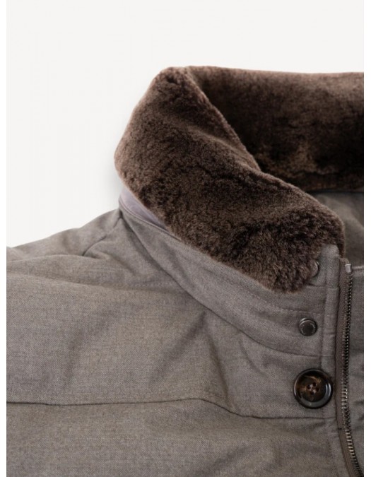 Geaca MOORER, Boomer, Wool, Beige - MOUGI100177TEPAC48 Geaca MOORER, Boomer, Wool, Beige - MOUGI100177TEPAC48
