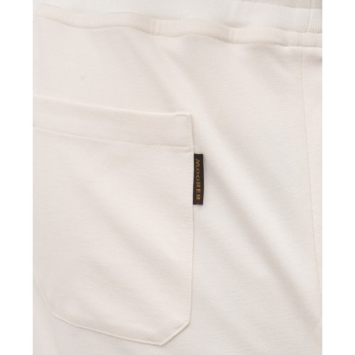 Pantaloni MOORER, Matthew white sweatpants