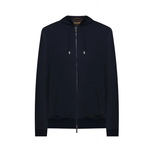 Hanorac MOORER, Blue sports jacket MATTHEW FELPA