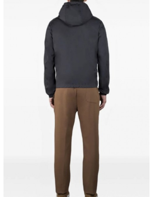 Jacheta MOORER, Albori-Tj hooded zip-fastening jacket - MOUSO100002TEPA025U0497