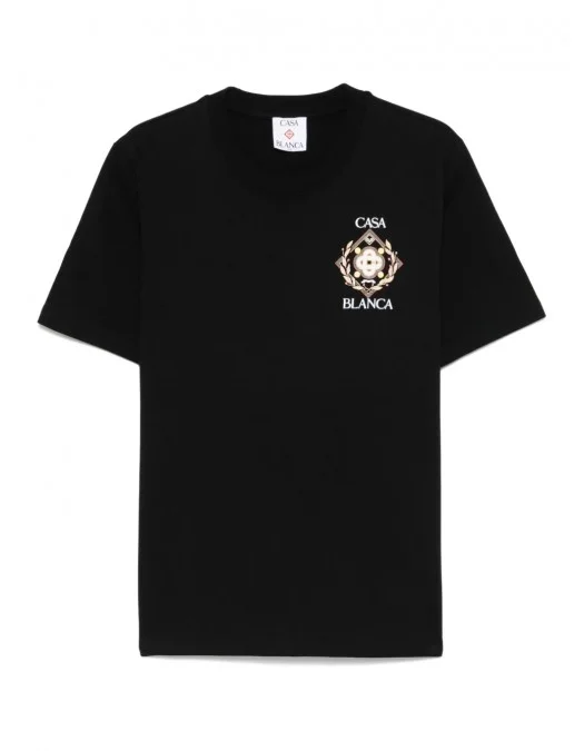 Tricou Casablanca, Championship Diamond, Black - MPF25JTS00112EXBLACK Tricou Casablanca, Championship Diamond, Black - MPF25JTS00112EXBLACK