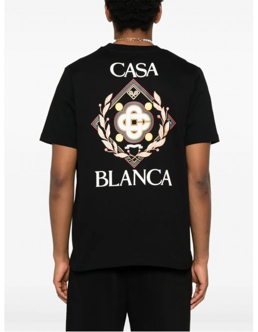 Tricou Casablanca, Championship Diamond, Black - MPF25JTS00112EXBLACK Tricou Casablanca, Championship Diamond, Black - MPF25JTS00112EXBLACK