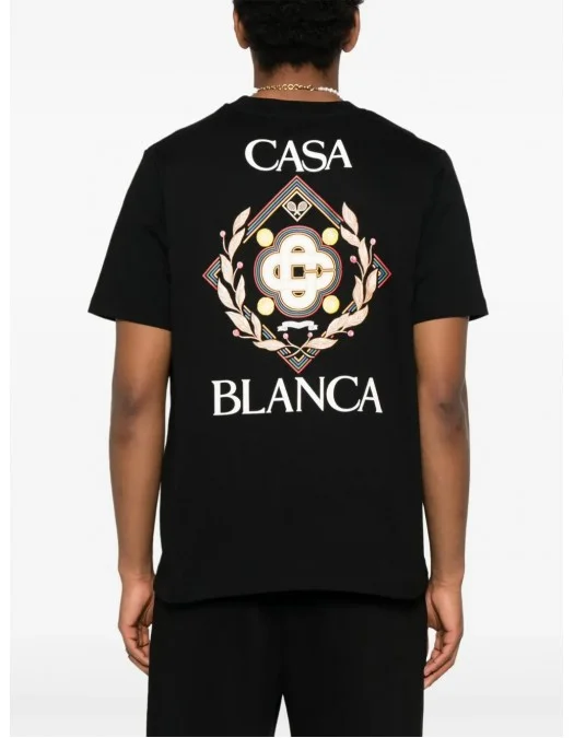 Tricou Casablanca, Championship Diamond, Black - MPF25JTS00112EXBLACK Tricou Casablanca, Championship Diamond, Black - MPF25JTS00112EXBLACK