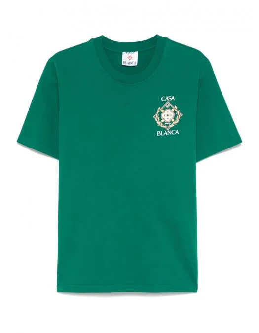 Tricou Casablanca, Championship Diamond, Green - MPF25JTS00113EXGREEN Tricou Casablanca, Championship Diamond, Green - MPF25JTS00113EXGREEN