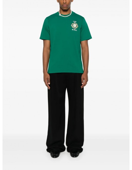 Tricou Casablanca, Championship Diamond, Green - MPF25JTS00113EXGREEN Tricou Casablanca, Championship Diamond, Green - MPF25JTS00113EXGREEN