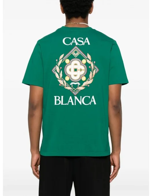 Tricou Casablanca, Championship Diamond, Green - MPF25JTS00113EXGREEN Tricou Casablanca, Championship Diamond, Green - MPF25JTS00113EXGREEN