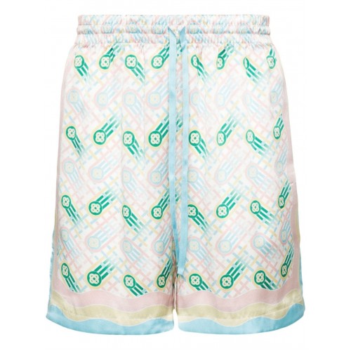 Pantaloni scurti Casablanca, Ping Pong Print MPS24TR01201PINGPONGPRINT Pantaloni scurti Casablanca, Ping Pong Print MPS24TR01201PINGPONGPRINT