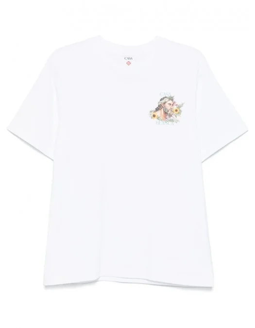 Tricou Casablanca, Colorful Print, White - MPS25JTS00101 Tricou Casablanca, Colorful Print, White - MPS25JTS00101