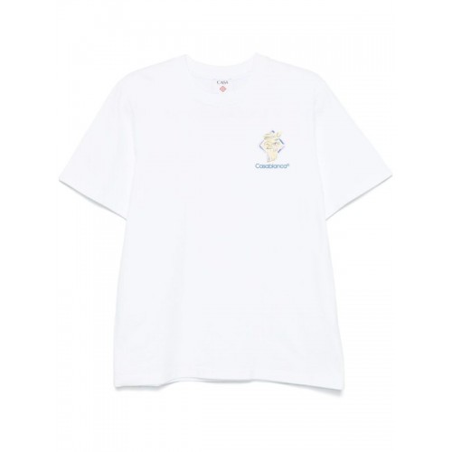 Tricou Casablanca, Statue Back Print, White Tricou Casablanca, Statue Back Print, White