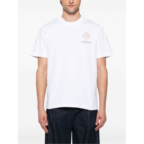 Tricou Casablanca, Statue Back Print, White Tricou Casablanca, Statue Back Print, White