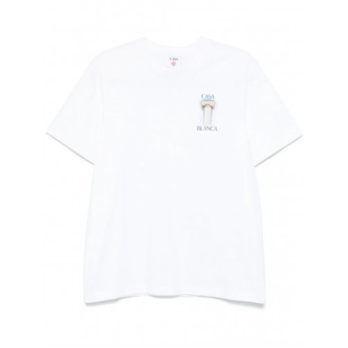 Tricou Casablanca, Artistic Print, White  Tricou Casablanca, Artistic Print, White