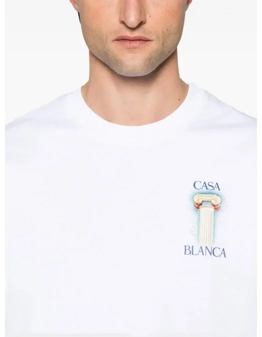 Tricou Casablanca, Artistic Print, White - MPS25JTS00105