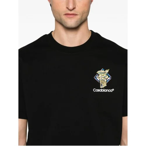 Tricou Casablanca, Statue Print, Black