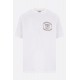 Tricou Casablanca, Le Passage Front Print, White - MPS25JTS00108LE