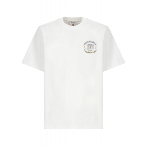 Tricou Casablanca, Le Passage Front Print, White Tricou Casablanca, Le Passage Front Print, White