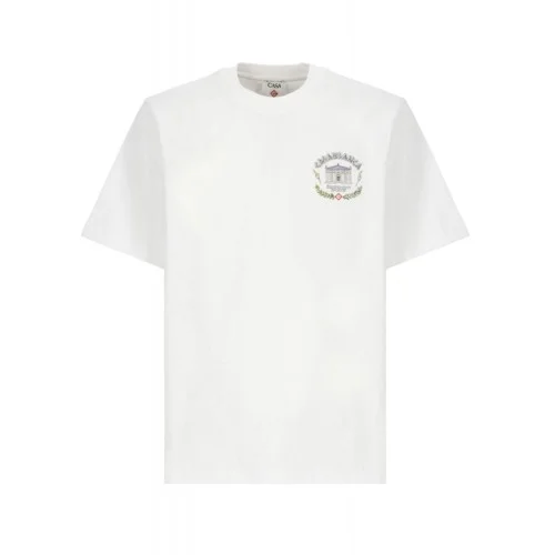 Tricou Casablanca, Le Passage Front Print, White