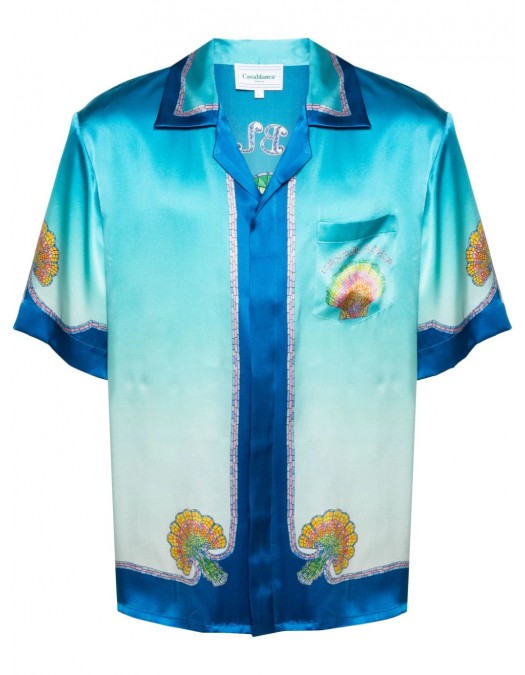 Camasa Casablanca, Coquillage Colore silk,  MS24SH00306SILK - MS24SH00306SILK