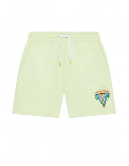 Bermude CASABLANCA, Innocence Triangle Sweatshorts, Green