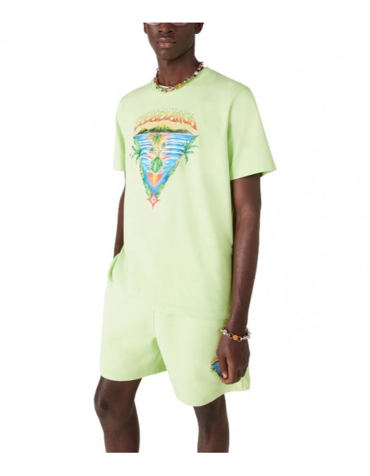 Tricou CASABLANCA, Innocence Triangle Short Sleeve T‑Shirt - MSP26JTS00120EXBCINNOCENCETRIANGLE