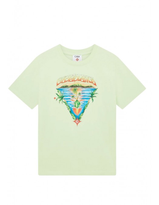 Tricou CASABLANCA, Innocence Triangle Short Sleeve T‑Shirt - MSP26JTS00120EXBCINNOCENCETRIANGLE